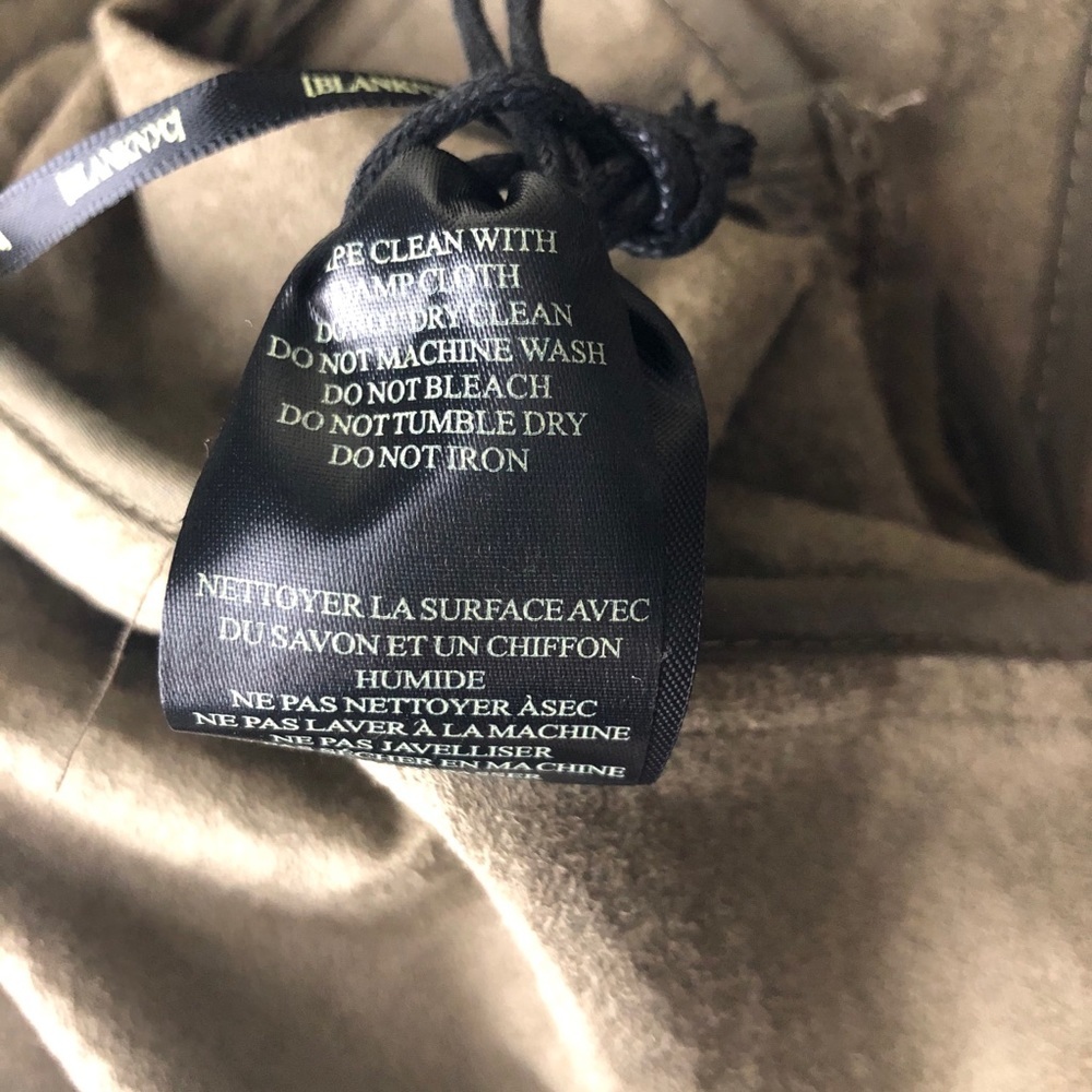 BLANK NYC NEW Draped Olive Green Snake Jacket Cardigan - Picture 6 of 6